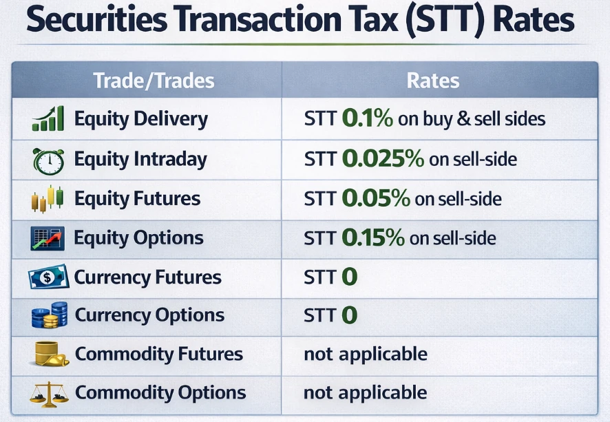 securities transaction tax STT in india
